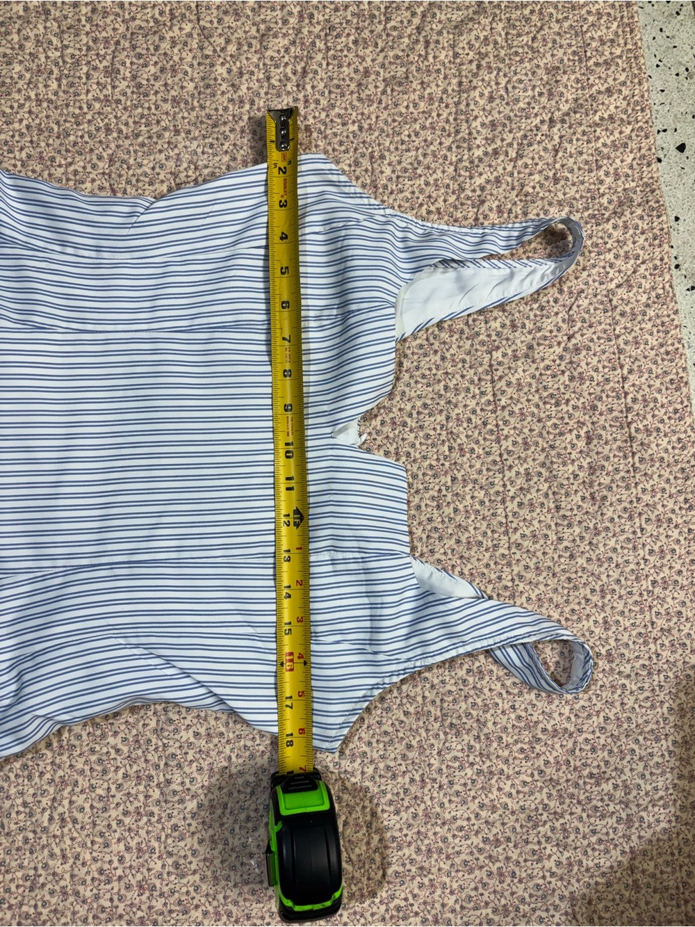 Cider Light Blue and White Striped Midi Dress - Picture 7 of 8